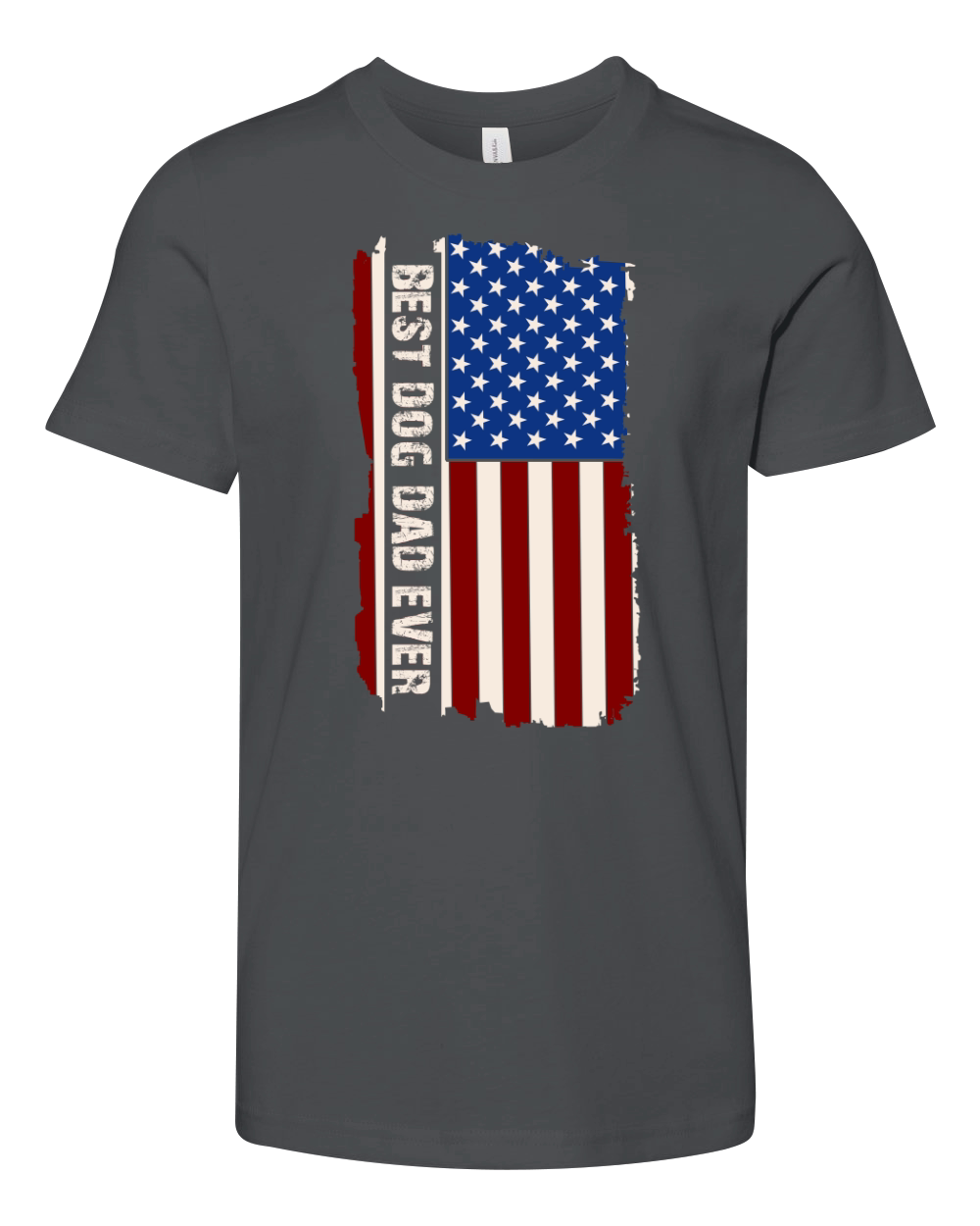 Best dog dad ever Youth Unisex Jersey Tee