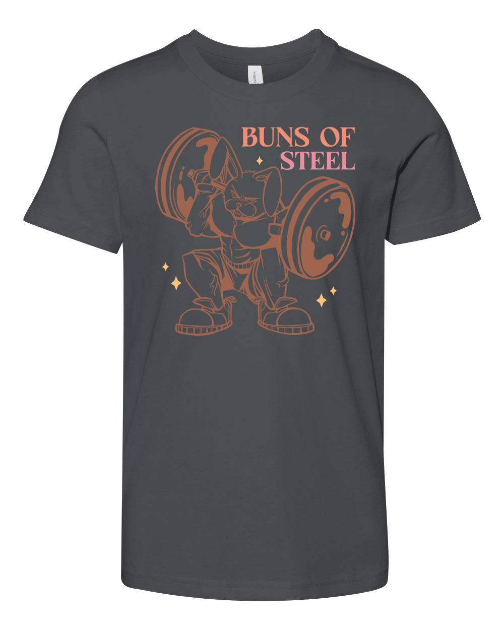 Buns of steel Youth Unisex Jersey Tee