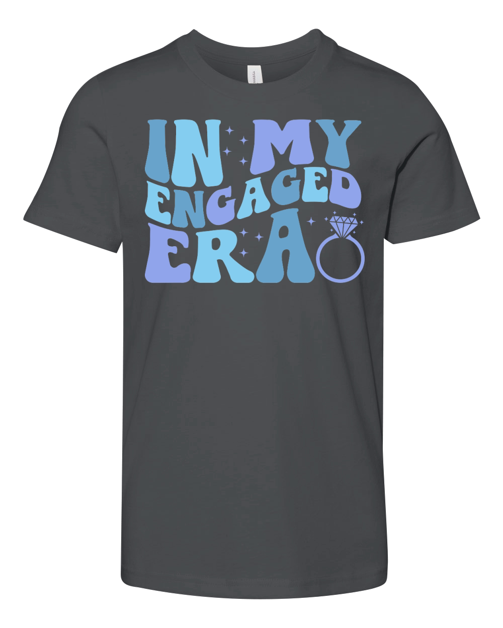 In My Engaged Era Girl Engaged Af Youth Unisex Jersey Tee
