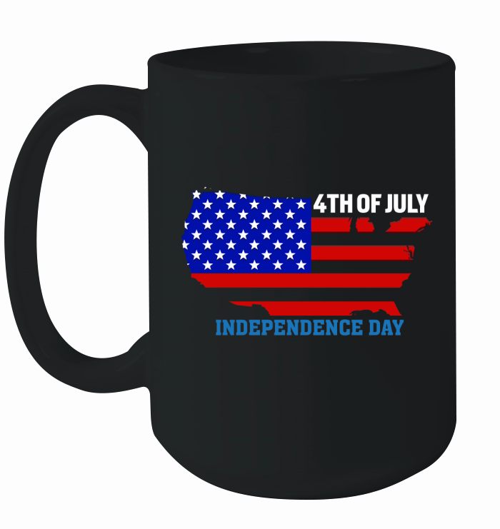 4th of July Independence Day 06 Ceramic Mug