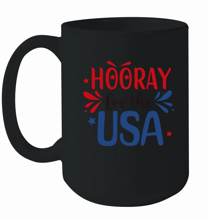 Hooray forthe USA Ceramic Mug