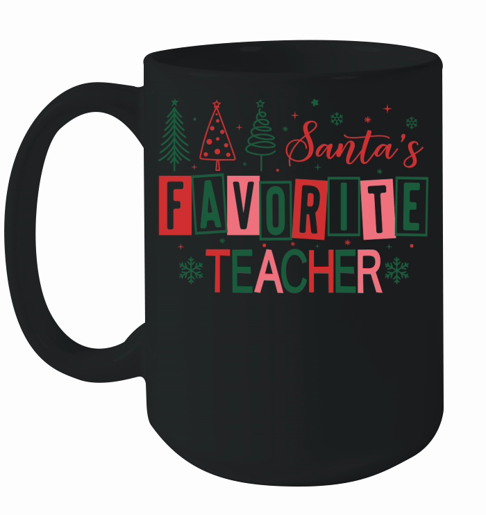 SantasFavoriteTeacher Ceramic Mug