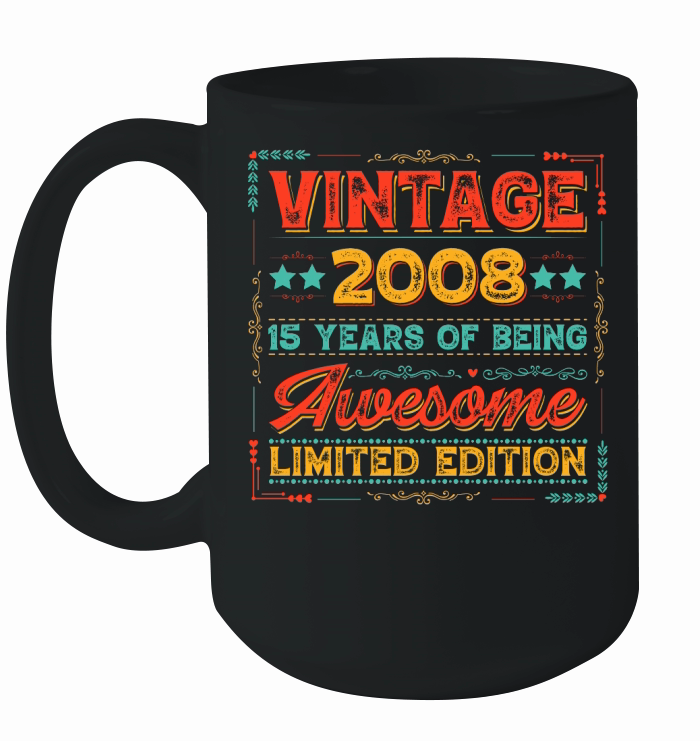 Vintage 2008 Being Awesome Limited Edition Birthday (1) Ceramic Mug
