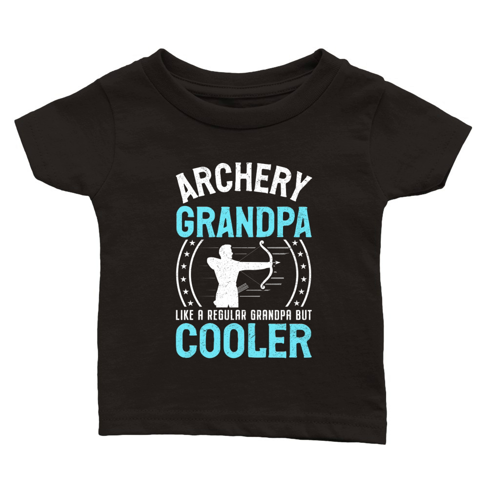 Archery Grandpa Like A Regular Grandpa But Cooler (7) Classic Baby Crewneck T-shirt