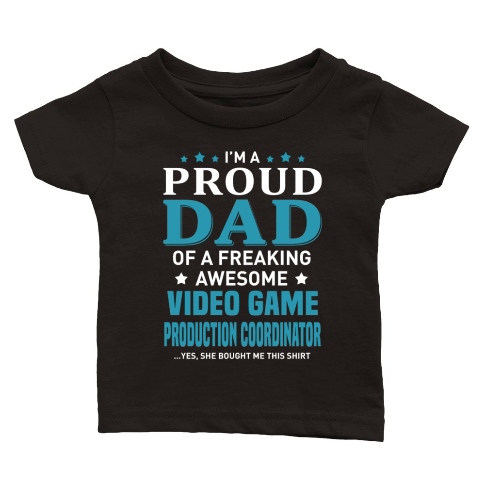 Video Game Production Coordinator Classic Baby Crewneck T-shirt