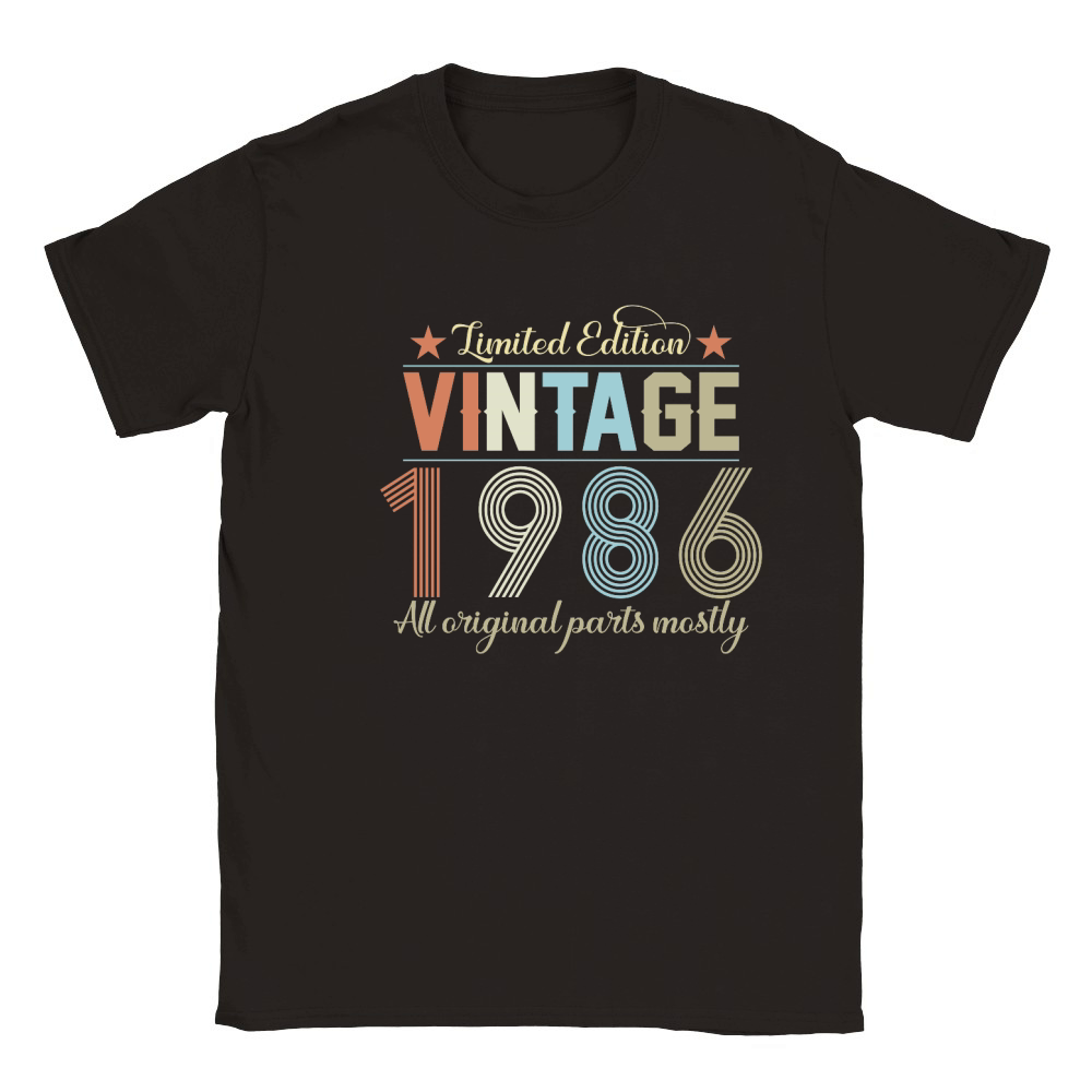 Birthday   Limited Edition Vintage 1986 Classic Kids Crewneck T-shirt