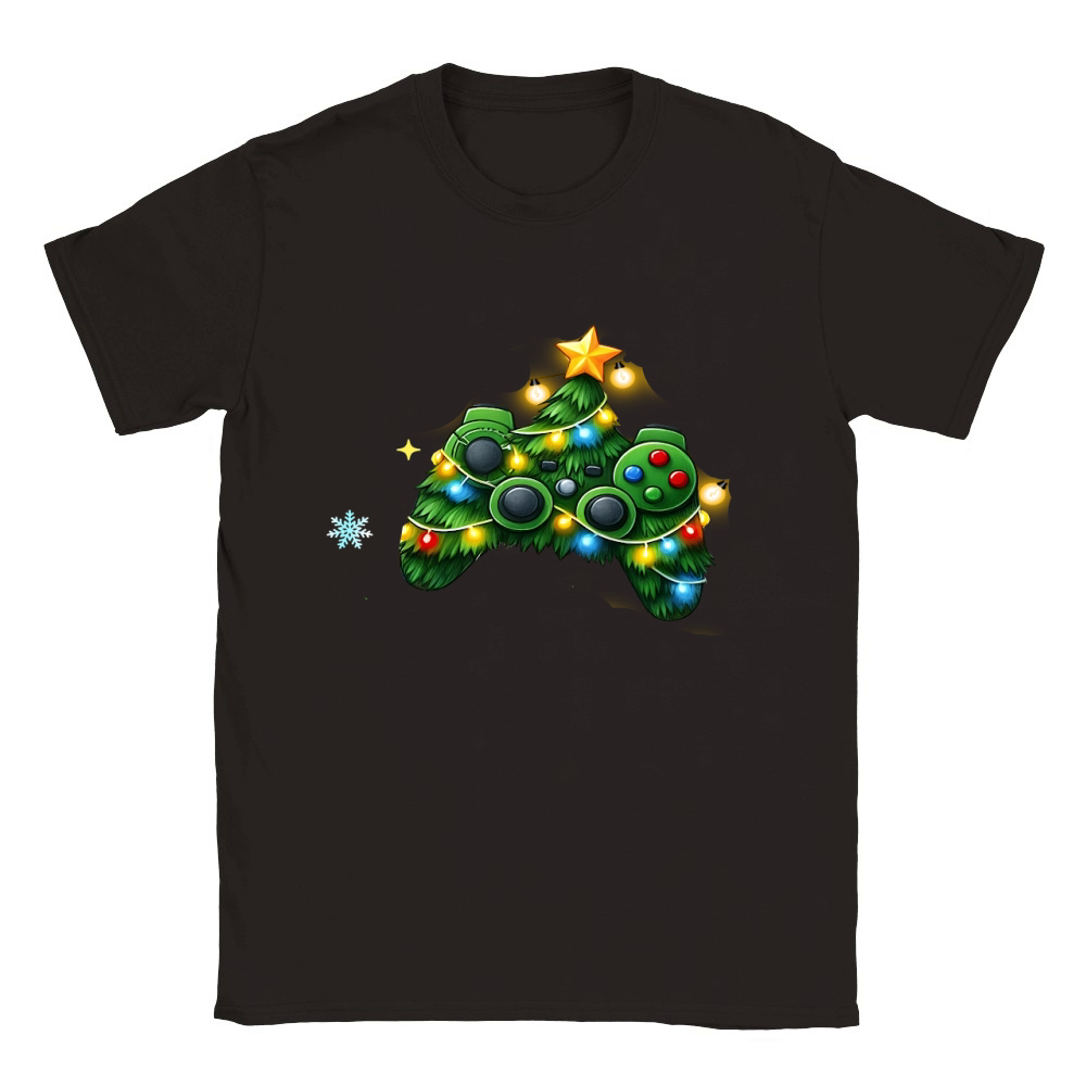 Christmas Controller Video Game05 Classic Kids Crewneck T-shirt