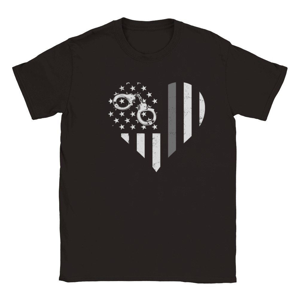 Correctional Officer Patriotic Classic Kids Crewneck T-shirt