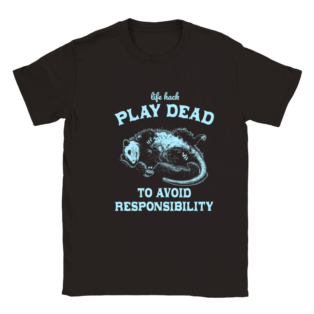 Life hack Play Dead To Avoid D Sky Classic Kids Crewneck T-shirt