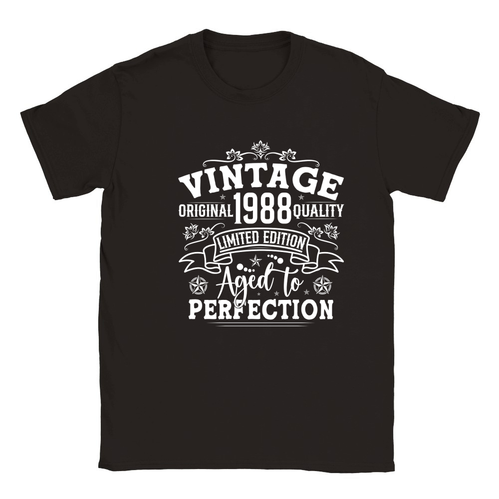 Vintage Birthday TShirt Design Bundle 1988 Classic Kids Crewneck T-shirt