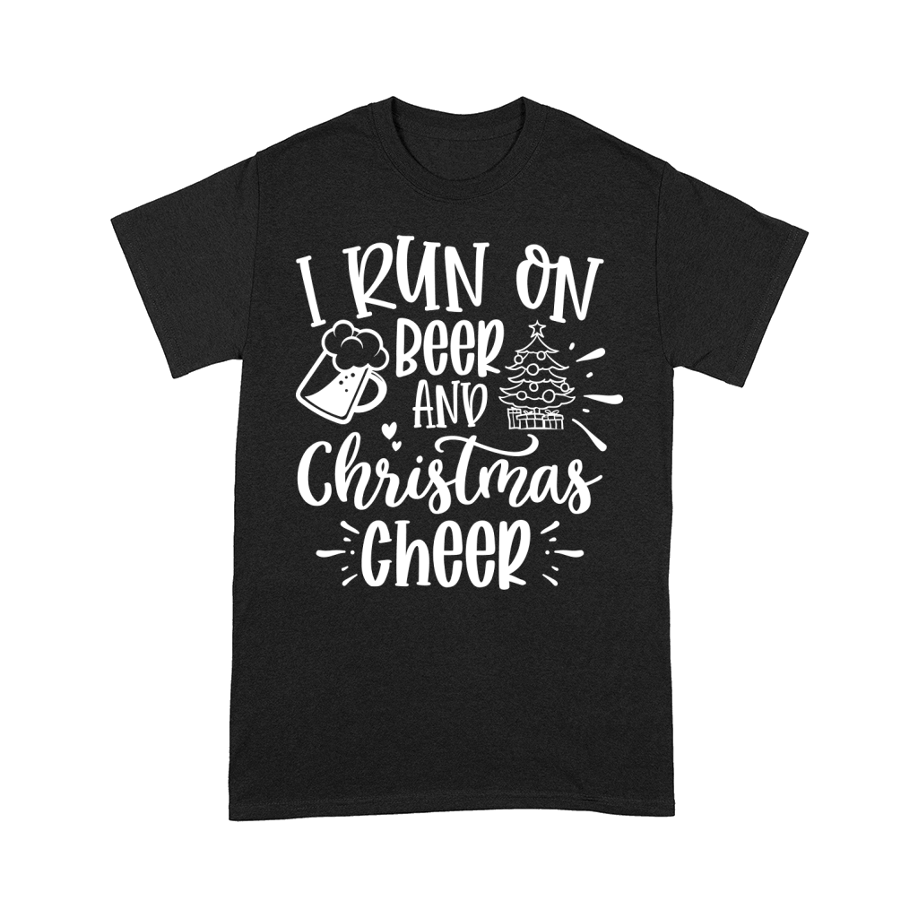 I run on beer and Christmas cheer Comfort T-shirt