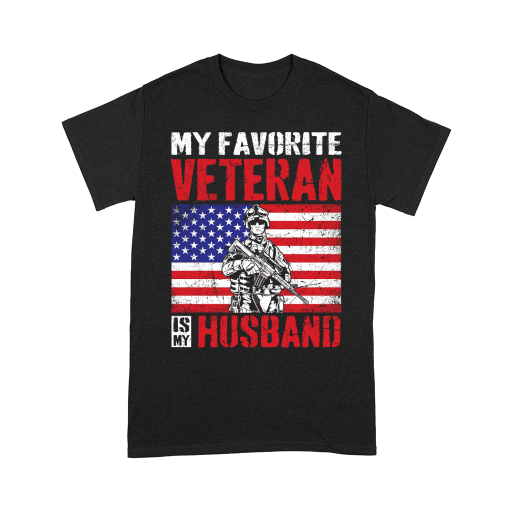 my favorite veteran is my husband 02 Comfort T-shirt