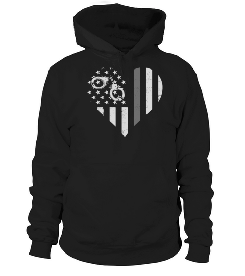 Correctional Officer Patriotic Hoodie Unisex