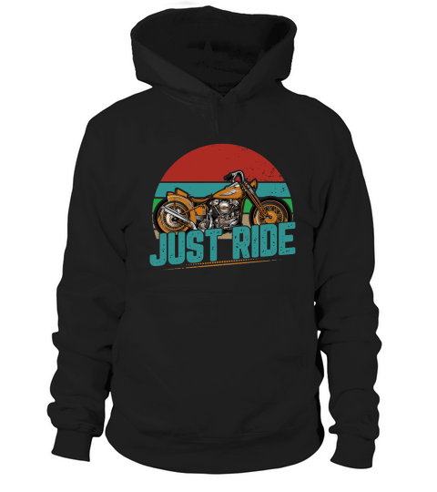 Just Ride Motorbike Hoodie Unisex