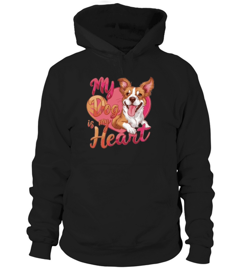 My dog is my heart Hoodie Unisex