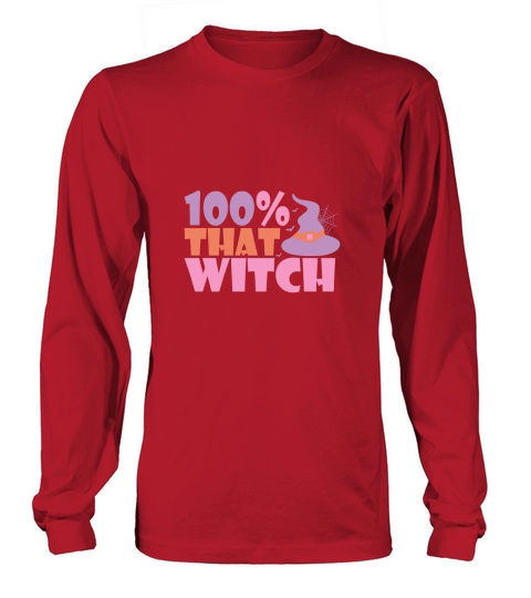100 that witch Halloween Long sleeved Unisex