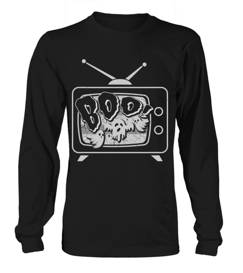 Halloween Vintage Boo Ghost 1 Long sleeved Unisex
