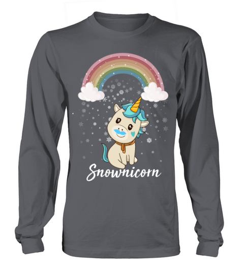 Snownicorn Just A Kid Who Loves Unicorn Long sleeved Unisex