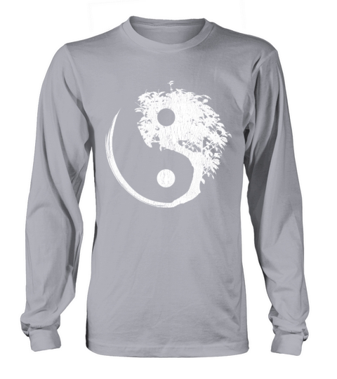 Yin Yang Bonsai Japanese Mediation Buddhist Zen Long sleeved Unisex