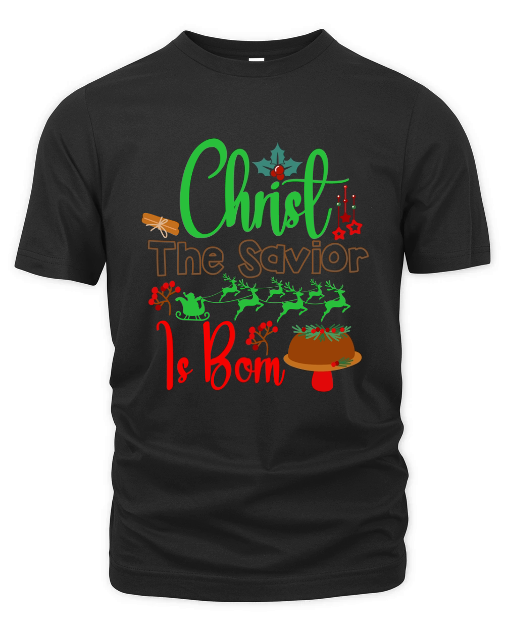 Christ The Savior Is Born Organic Unisex T-shirt