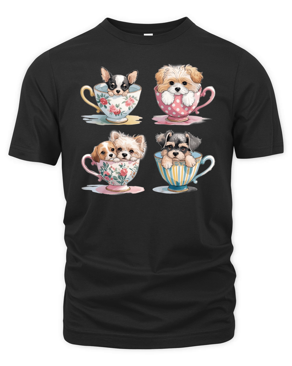 Dog Watercolor Bundle 08 Organic Unisex T-shirt
