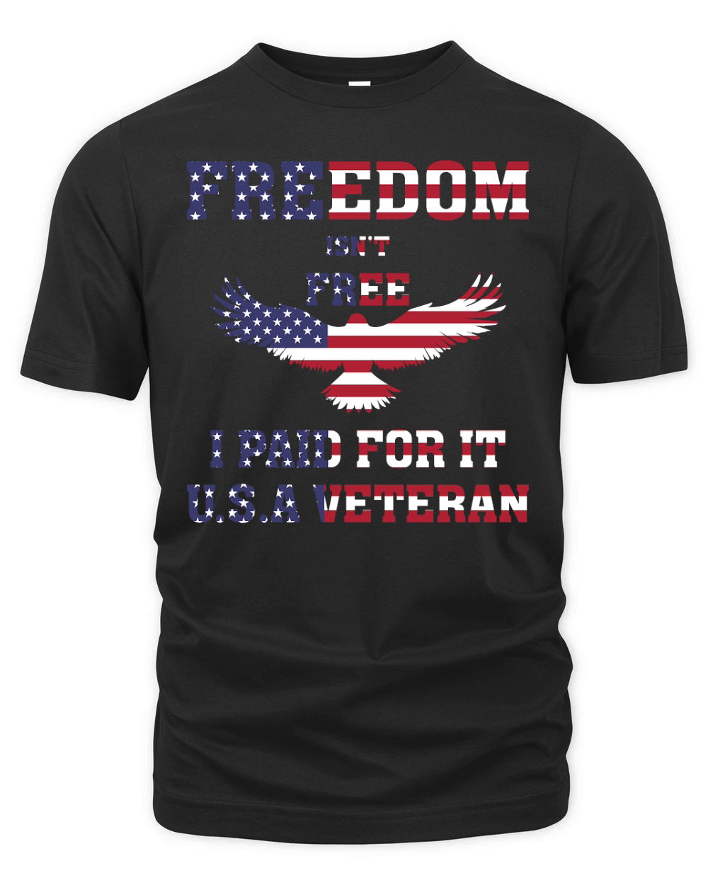 Freedom isnt free I paid for it U.S.A veteran Organic Unisex T-shirt