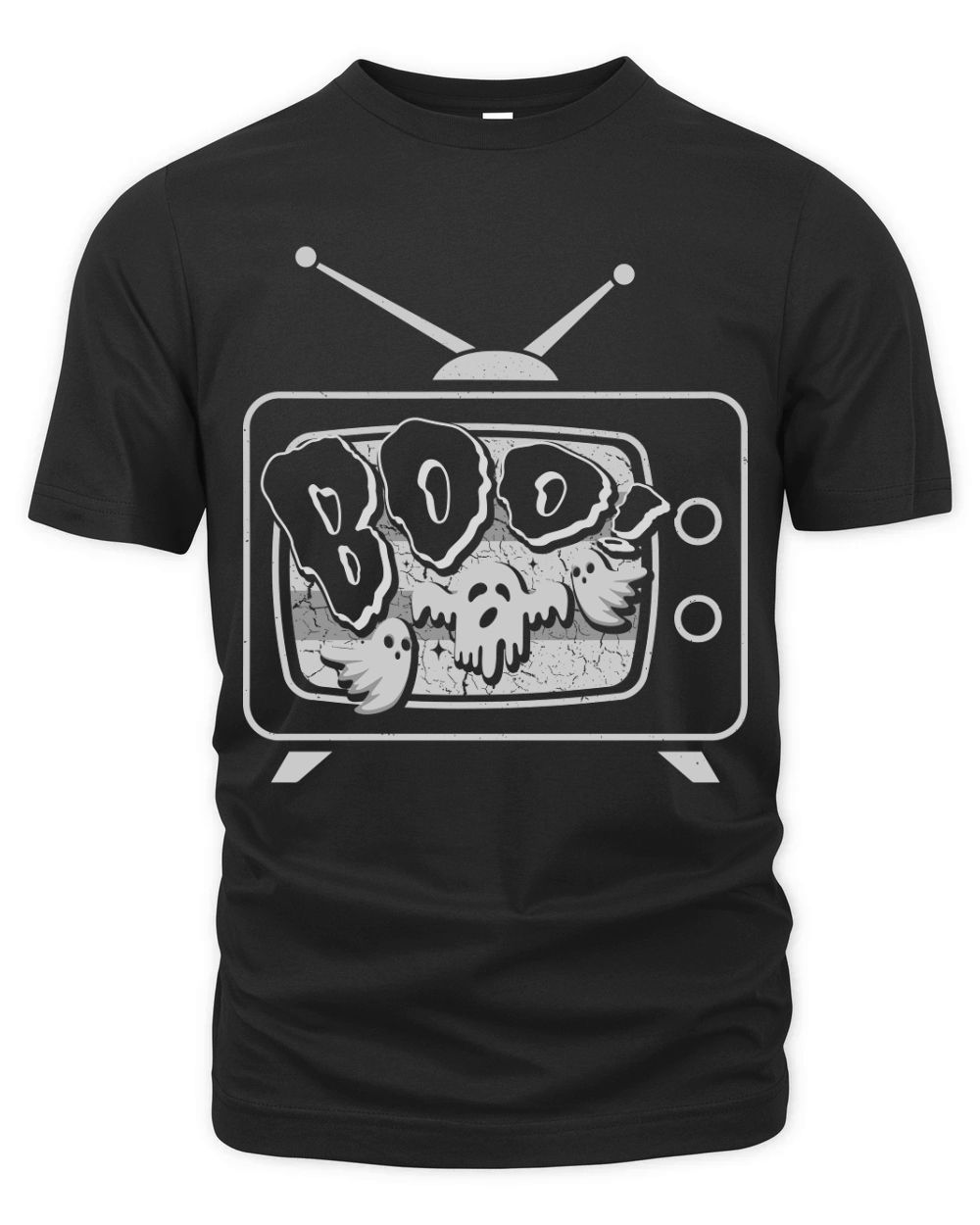 Halloween Vintage Boo Ghost 1 Organic Unisex T-shirt