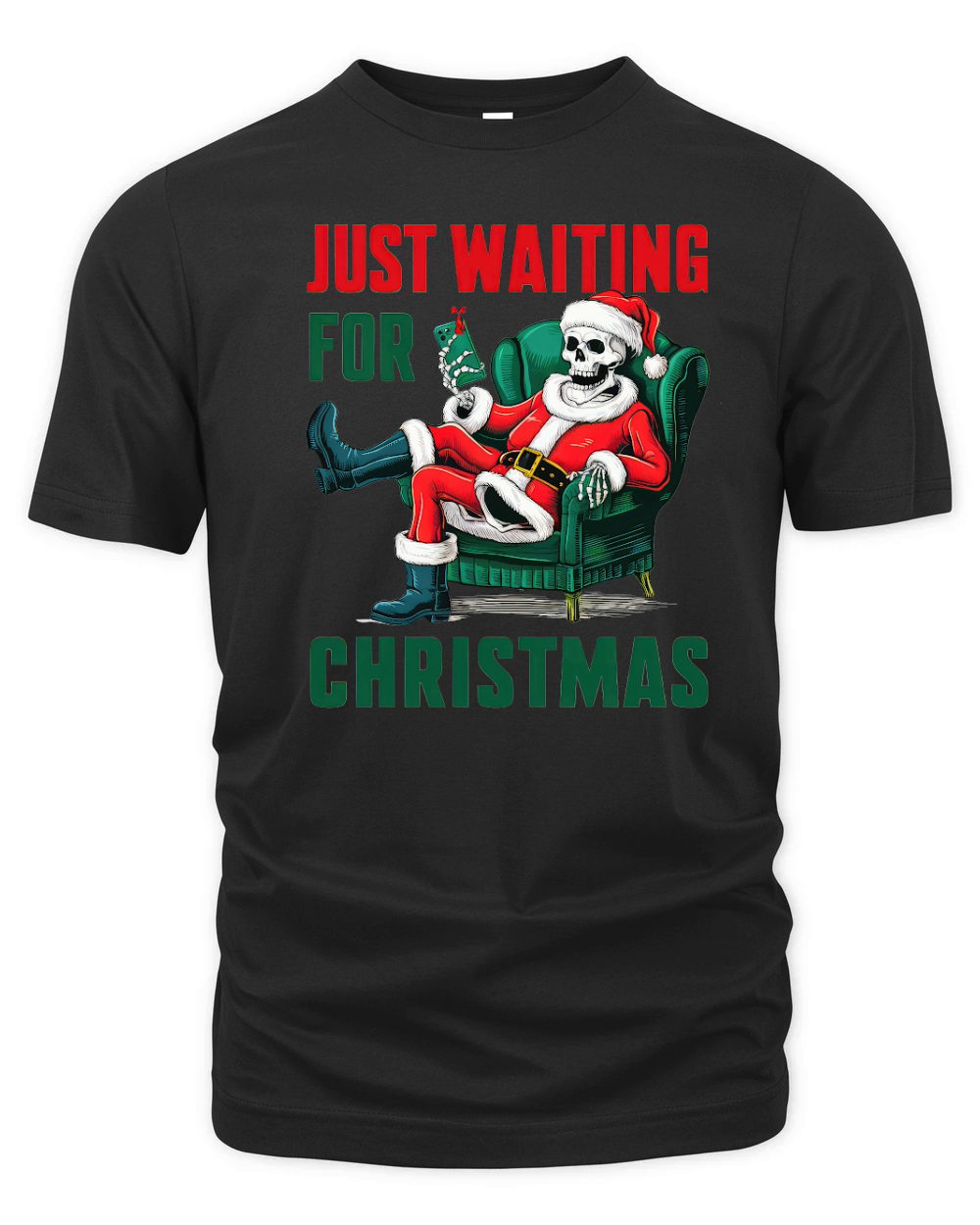 Just waiting for christmas 2 Organic Unisex T-shirt