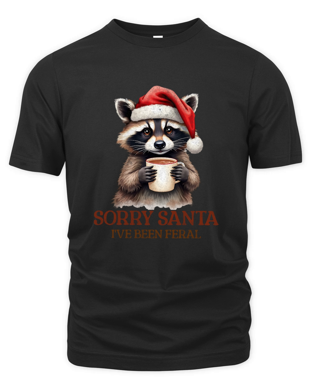 Sorry santa ive been feral 1 Organic Unisex T-shirt