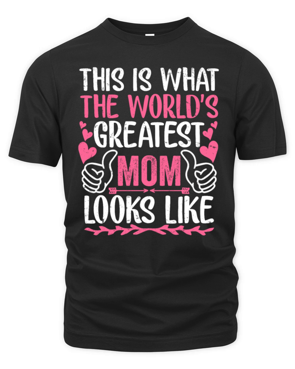 this is what the worlds greatest mom looks like Organic Unisex T-shirt