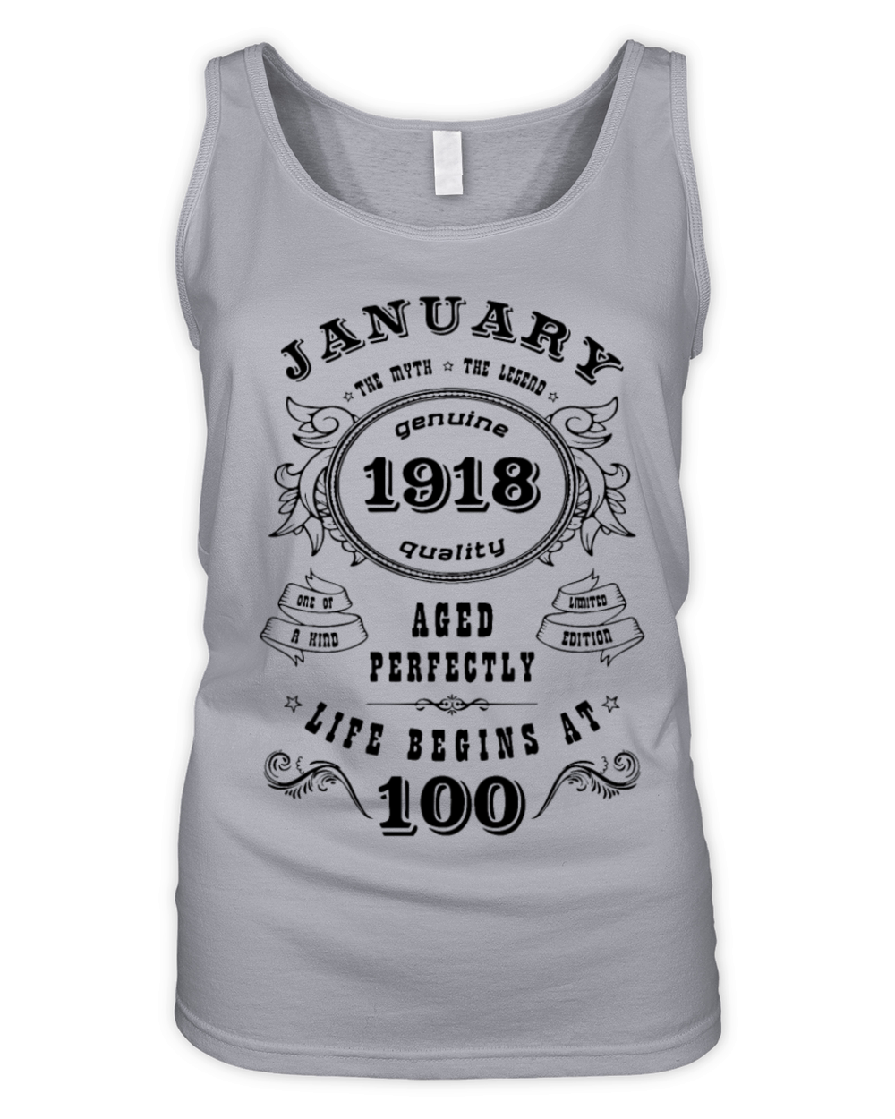 Born In January Organic Women's Tank Top