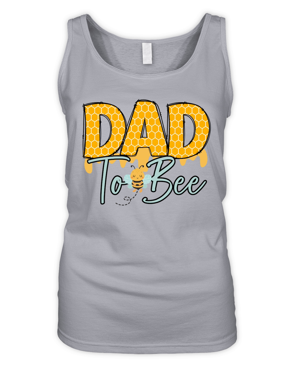 father day bee baby shower, dad to bee Organic Women's Tank Top