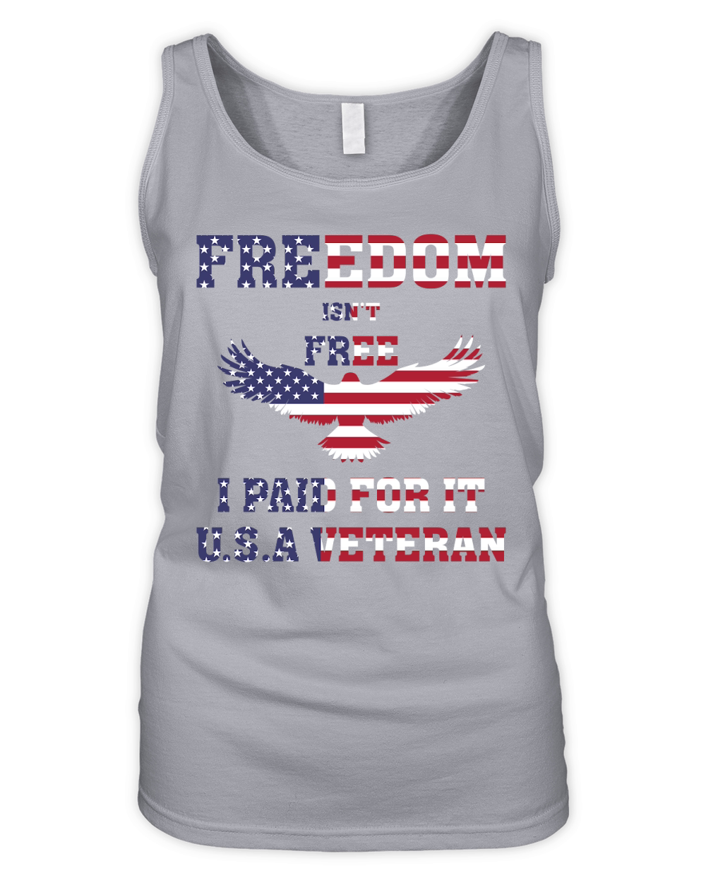 Freedom isnt free I paid for it U.S.A veteran Organic Women's Tank Top