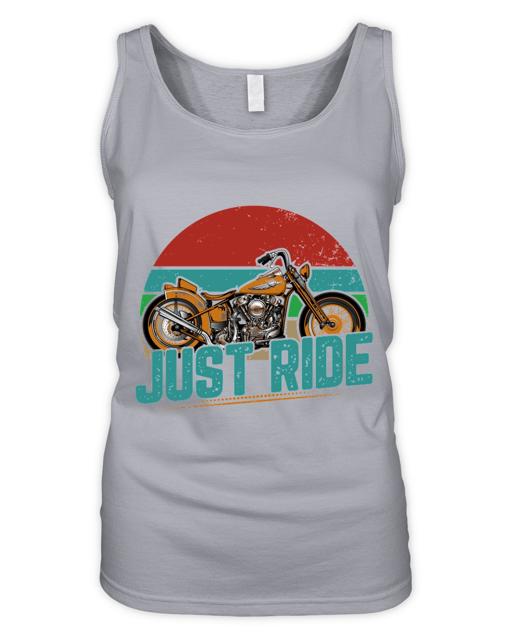 Just Ride Motorbike Organic Women's Tank Top