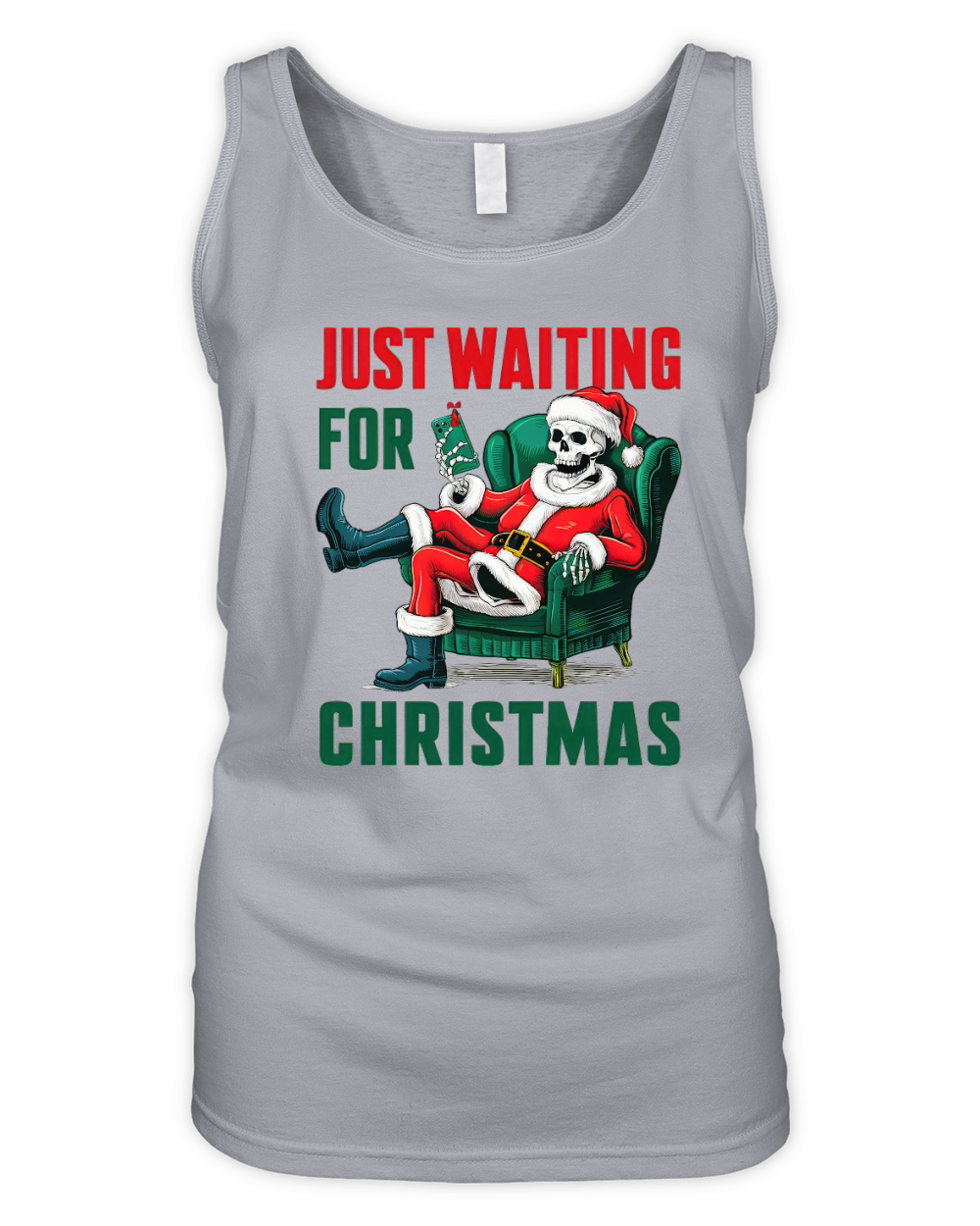 Just waiting for christmas 2 Organic Women's Tank Top