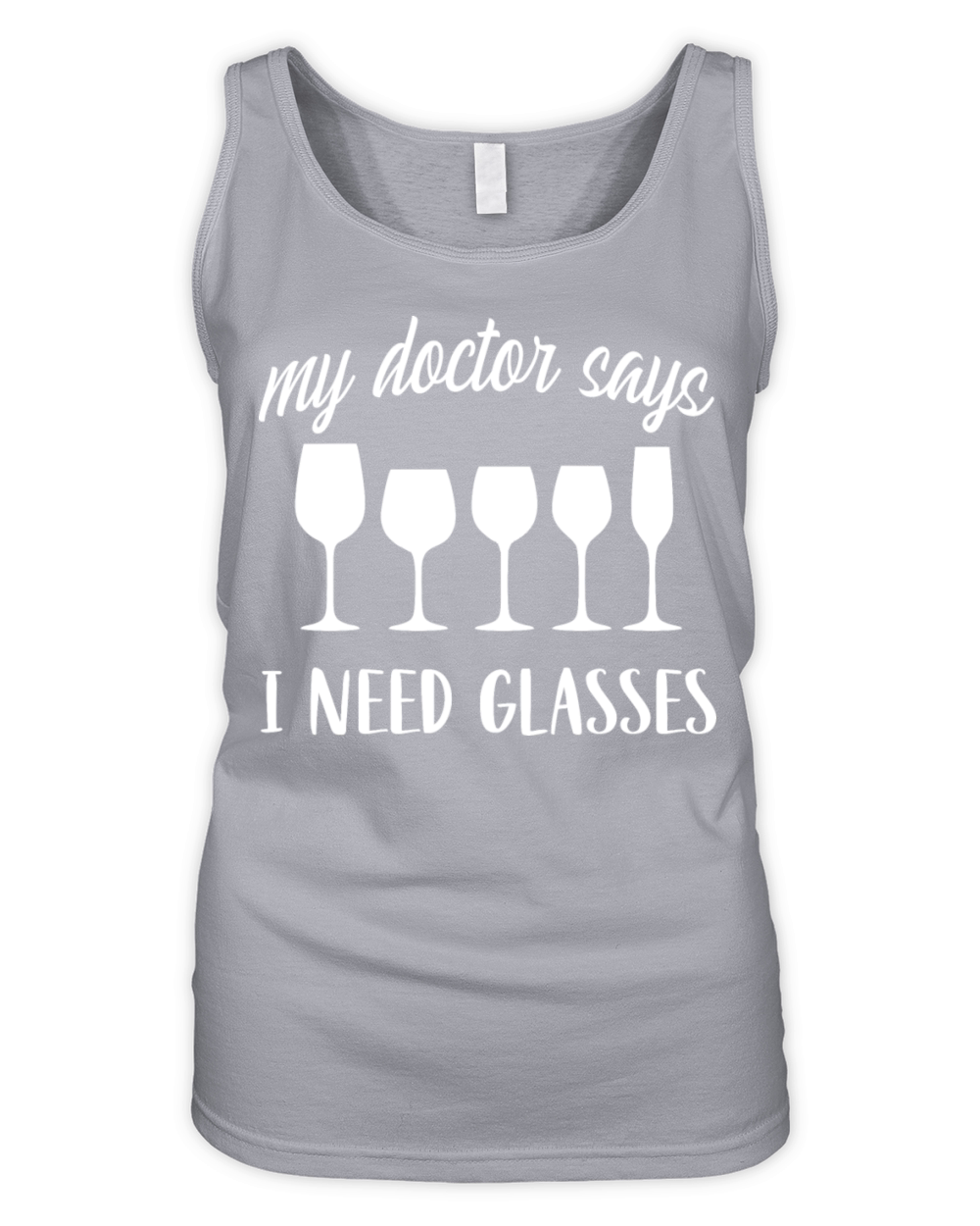 my doctor says i need glasses Organic Women's Tank Top