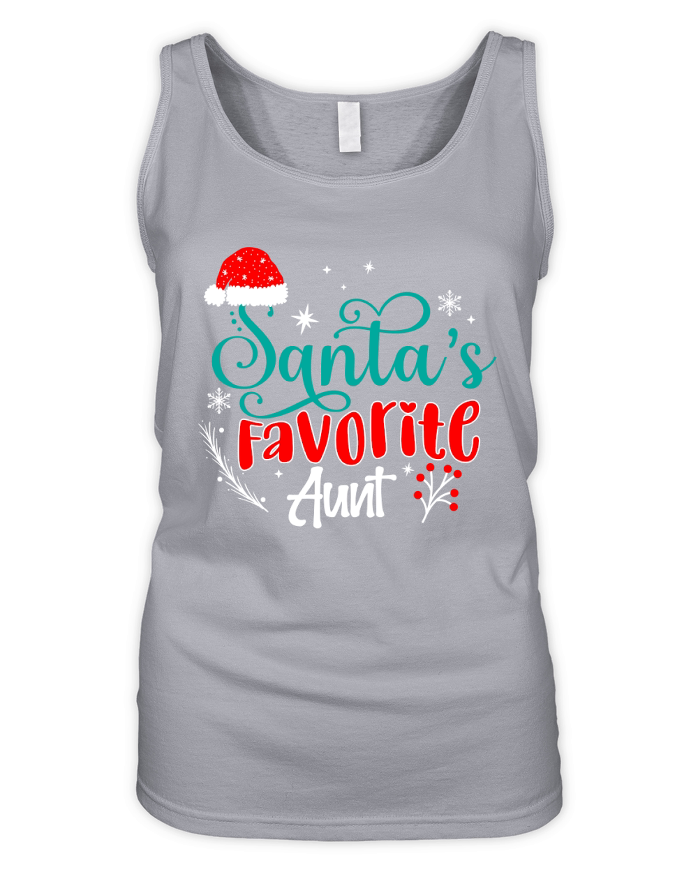 Santas Favorite Aunt Organic Women's Tank Top