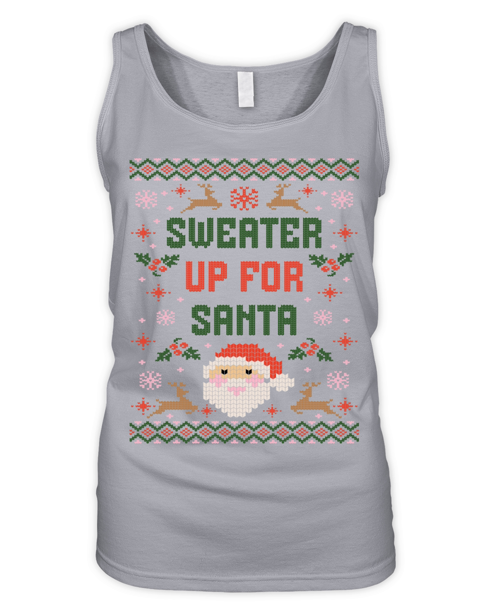 Sweater up for santa Organic Women's Tank Top