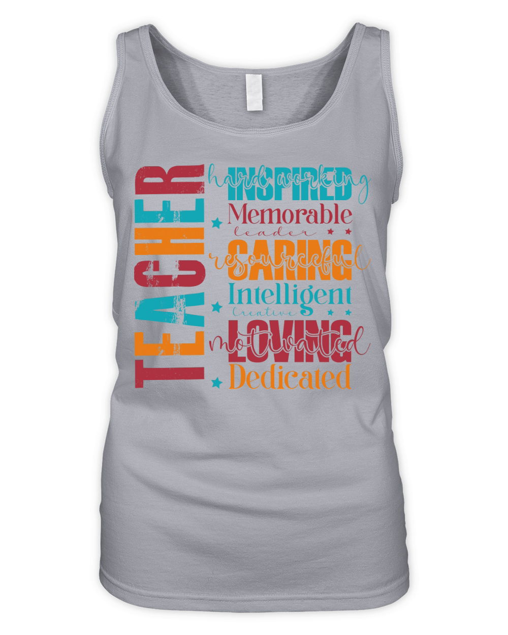 Teacger hard working memorable leader Resourceful Organic Women's Tank Top