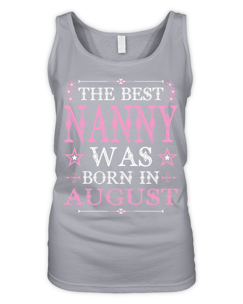 The Best Nanny Was Born In August Organic Women's Tank Top