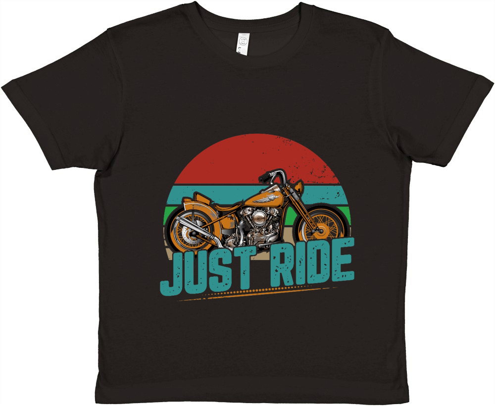 Just Ride Motorbike Premium Kids Crewneck T-shirt