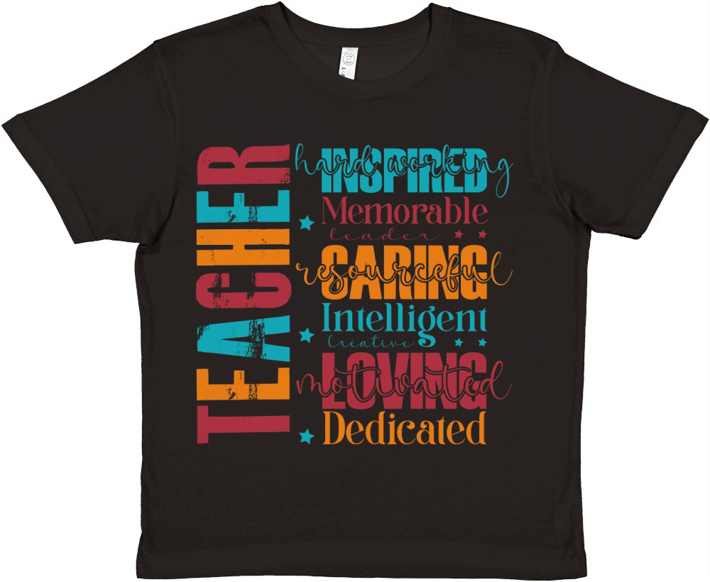 Teacger hard working memorable leader Resourceful Premium Kids Crewneck T-shirt