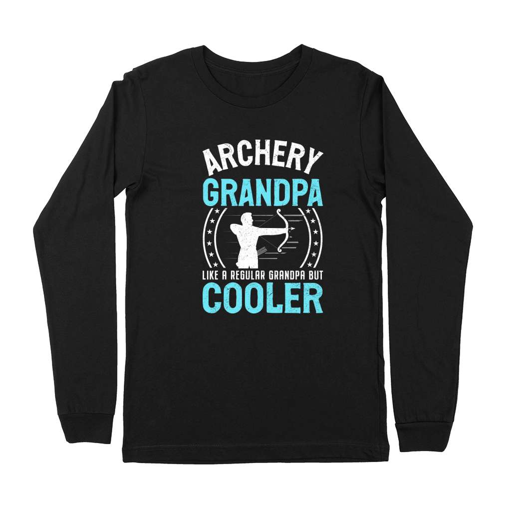 Archery Grandpa Like A Regular Grandpa But Cooler (7) Premium Long Sleeve