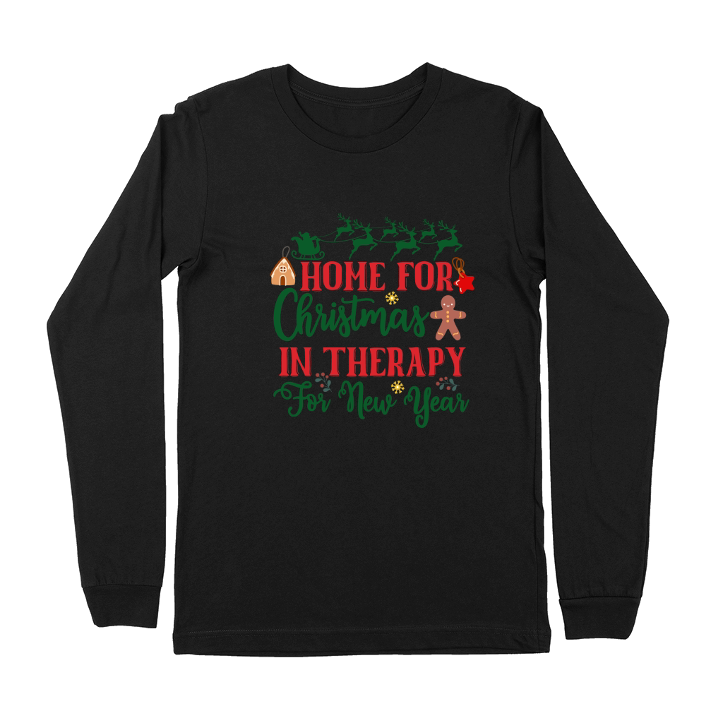 Home For Christmas In Therapy For New Year Premium Long Sleeve