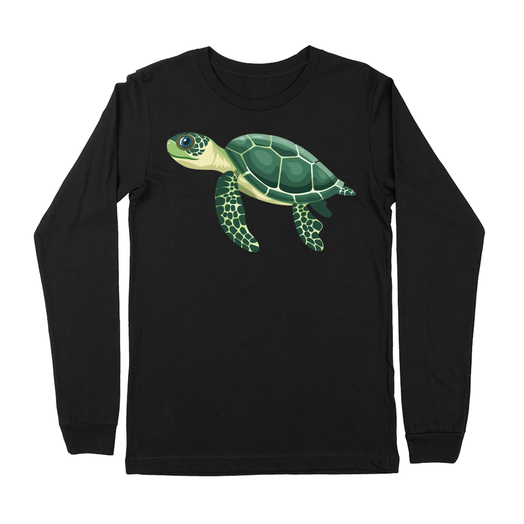 Turtle Vector Illustration 07 Premium Long Sleeve