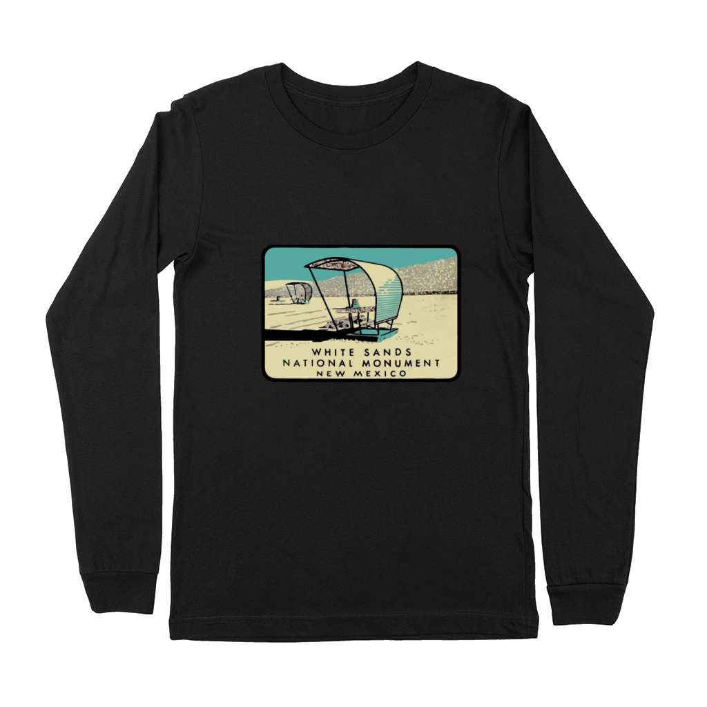 White Sands National Monument New Mexico Vintage Travel Decal CHRISTMAS UGLY Premium Long Sleeve