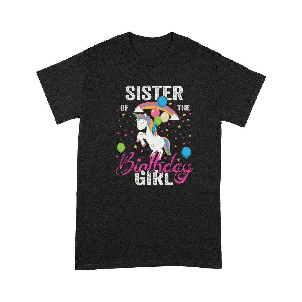 Sister Of The Birthday Girl Awesome Unicorn Gift F Premium T-shirt
