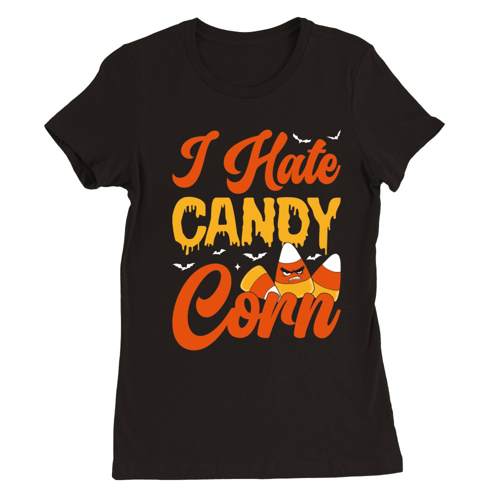 360. i hate candy corn Premium Womens Crewneck T-shirt