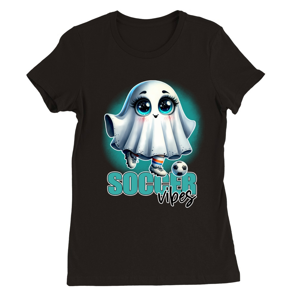 Cute Baby Ghost 09 Premium Womens Crewneck T-shirt