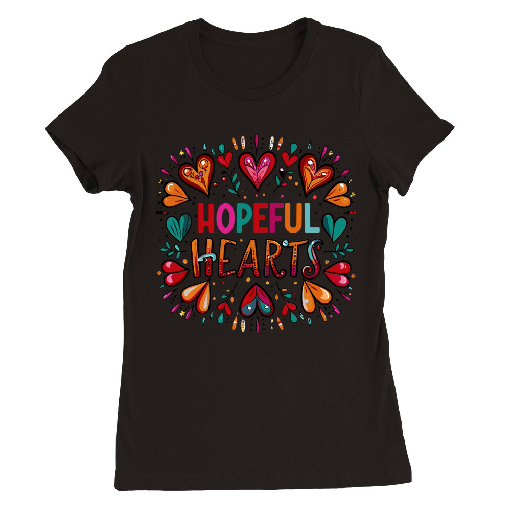 hopeful hearts Premium Womens Crewneck T-shirt